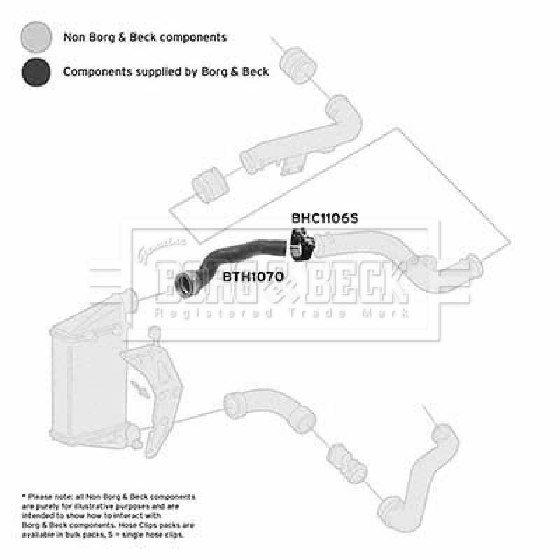 Gaine de suralimentation BORG & BECK BTH1070 - Visuel 2