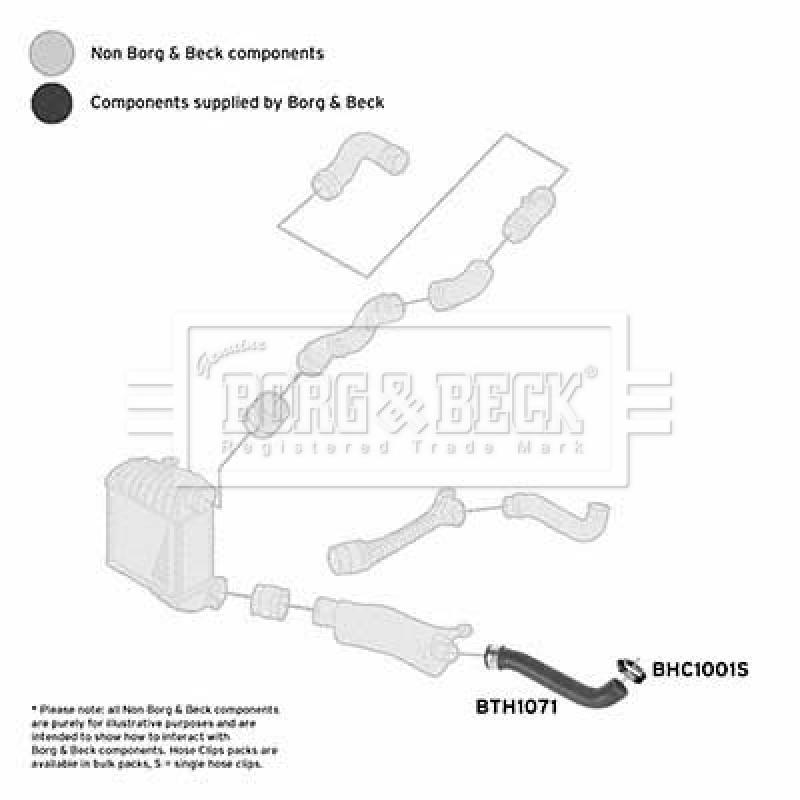 Gaine de suralimentation BORG & BECK BTH1071 - Visuel 2