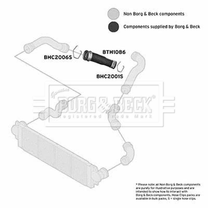 Gaine de suralimentation BORG & BECK BTH1086 - Visuel 2