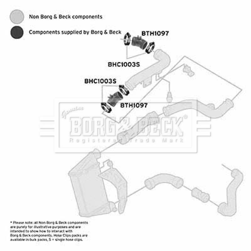 Gaine de suralimentation BORG & BECK BTH1097 - Visuel 2