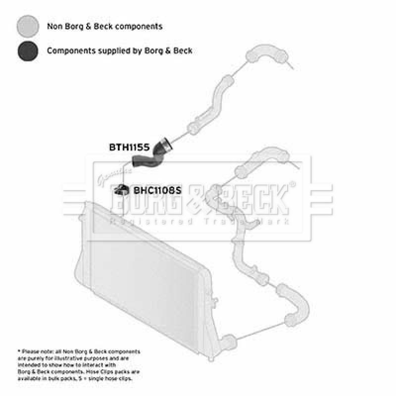 Gaine de suralimentation BORG & BECK BTH1155 - Visuel 2