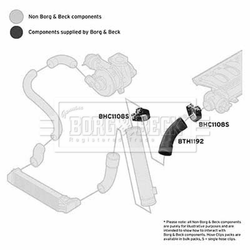 Gaine de suralimentation BORG & BECK BTH1192 - Visuel 2