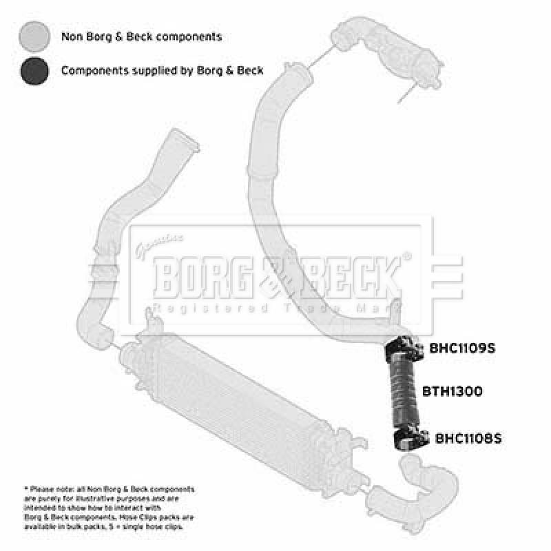Gaine de suralimentation BORG & BECK BTH1300 - Visuel 2