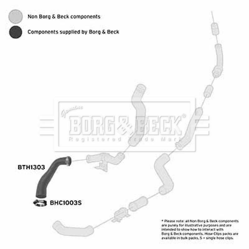 Gaine de suralimentation BORG & BECK BTH1303 - Visuel 2