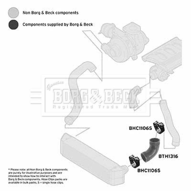 Gaine de suralimentation BORG & BECK BTH1316 - Visuel 2
