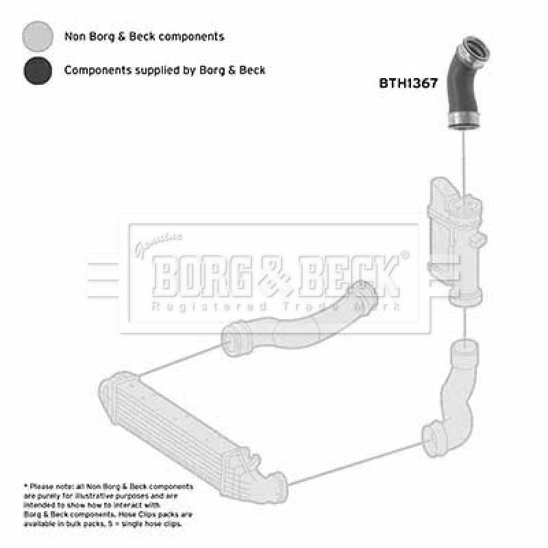 Gaine de suralimentation BORG & BECK BTH1367 - Visuel 2