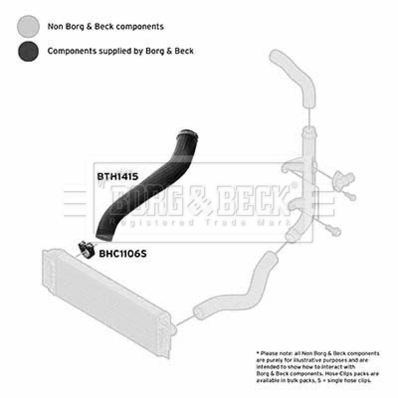Gaine de suralimentation BORG & BECK BTH1415 - Visuel 2