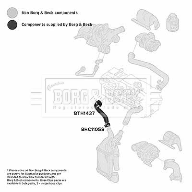 Gaine de suralimentation BORG & BECK BTH1437 - Visuel 2