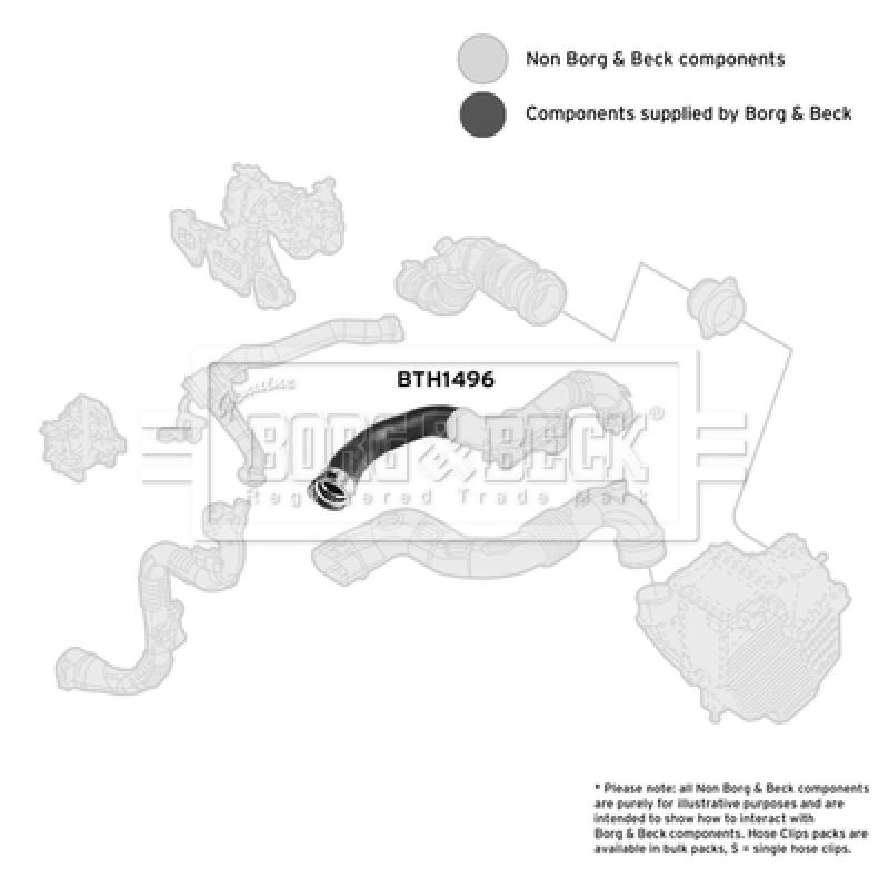 Gaine de suralimentation BORG & BECK BTH1496 - Visuel 1
