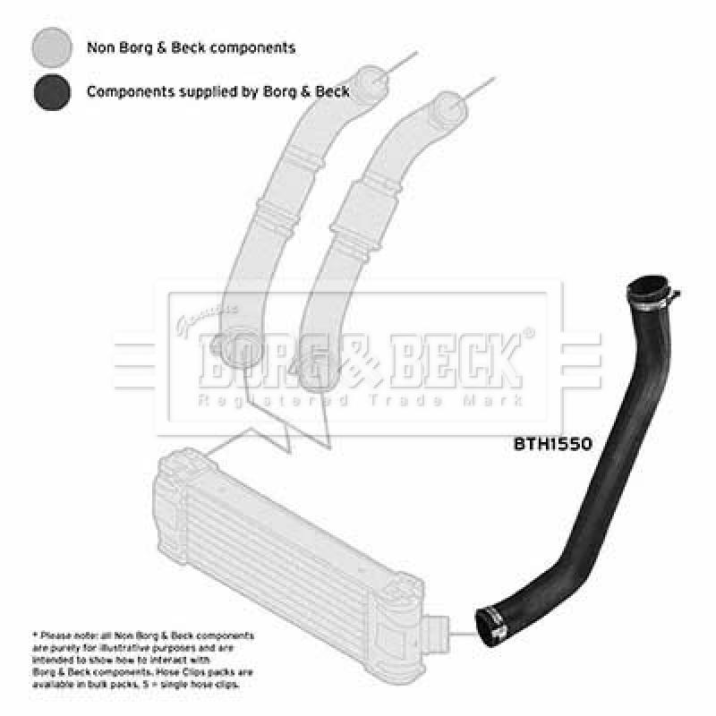 Gaine de suralimentation BORG & BECK BTH1550 - Visuel 2