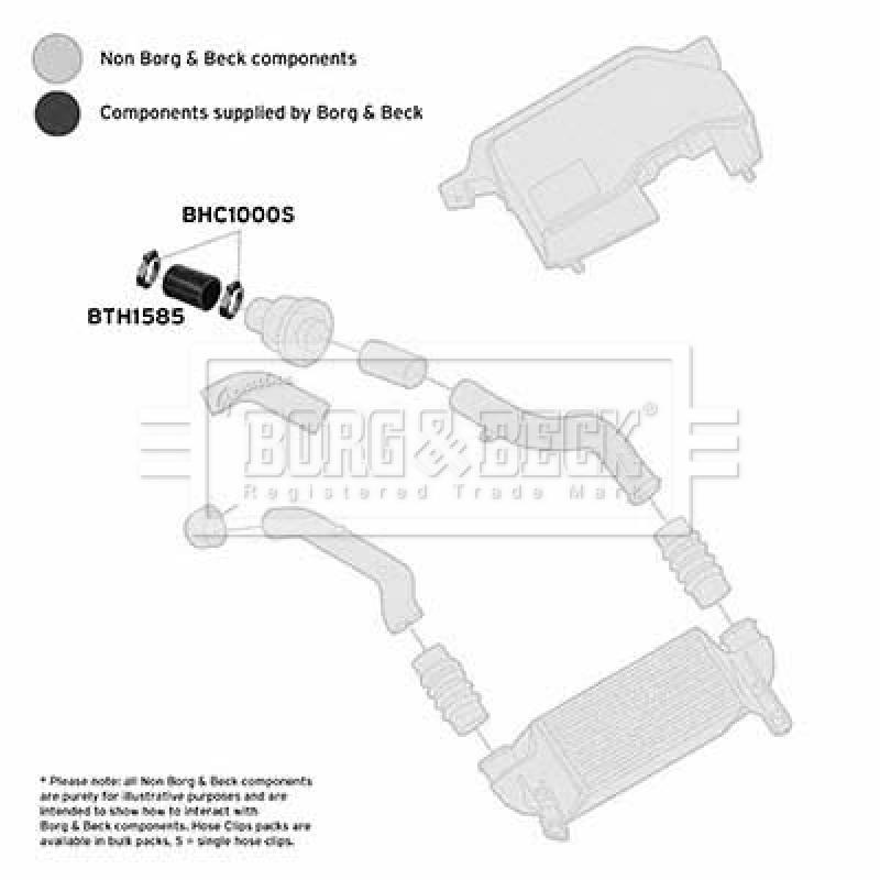 Gaine de suralimentation BORG & BECK BTH1585 - Visuel 2
