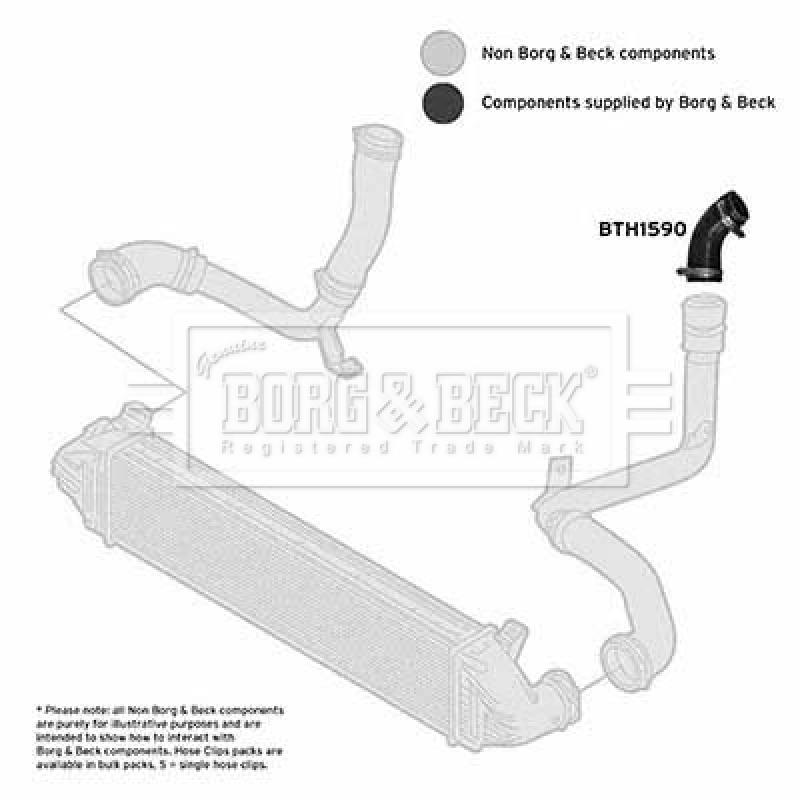 Gaine de suralimentation BORG & BECK BTH1590 - Visuel 2