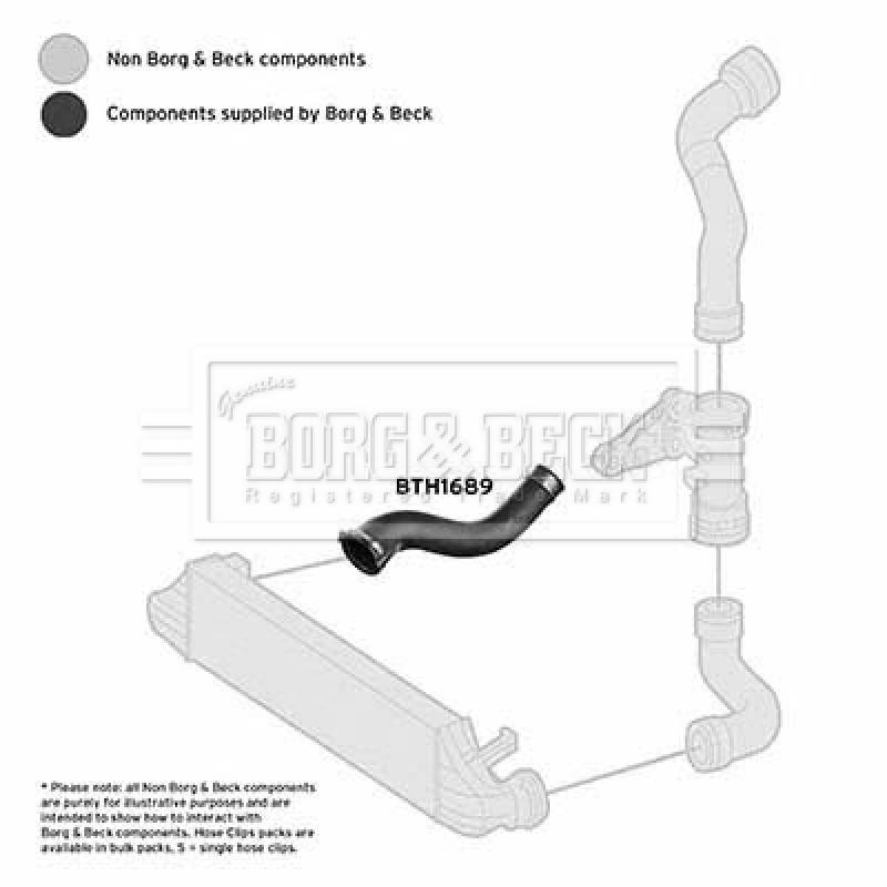 Gaine de suralimentation BORG & BECK BTH1689 - Visuel 2