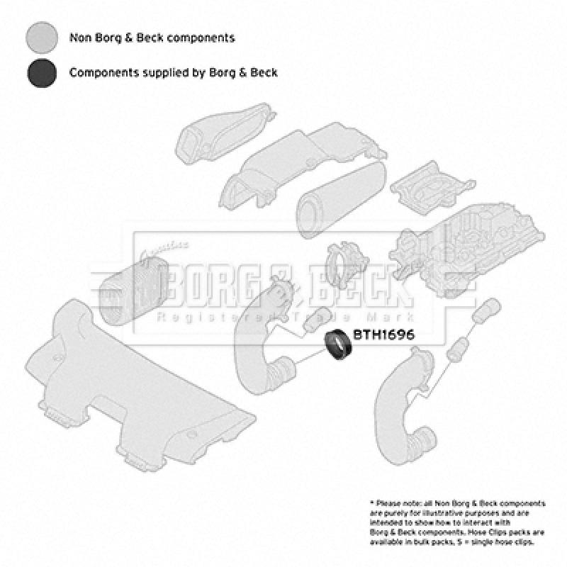 Gaine de suralimentation BORG & BECK BTH1696 - Visuel 2