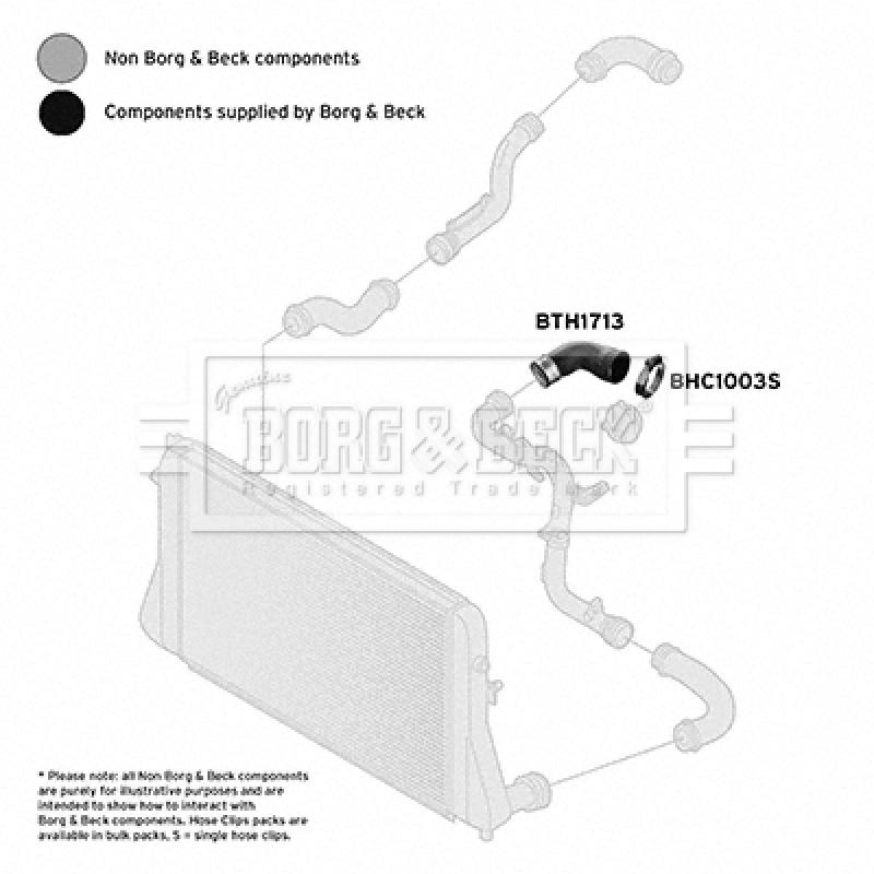 Gaine de suralimentation BORG & BECK BTH1713 - Visuel 2