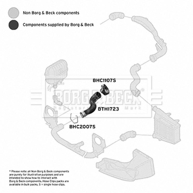 Gaine de suralimentation BORG & BECK BTH1723 - Visuel 2