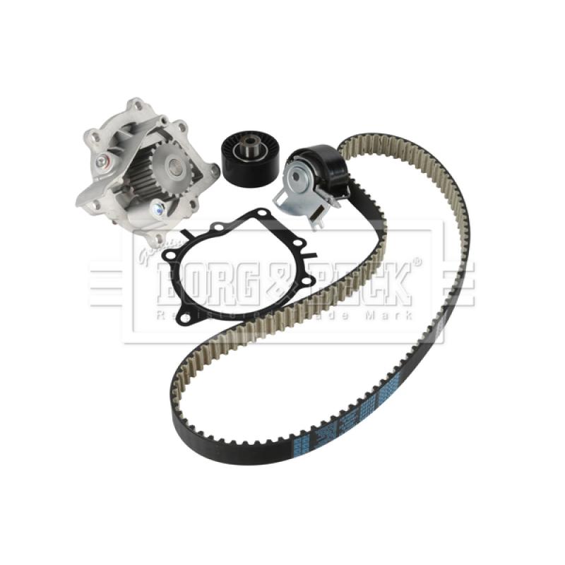 Pompe à eau + kit de courroie crantée BORG & BECK BTW1087 - Visuel 1