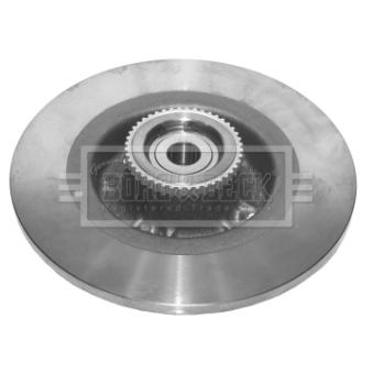 Jeu de 2 disques de frein arrière BORG & BECK OEM 7701206328