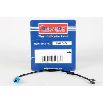 Contact d'avertissement, usure des plaquettes de frein BORG & BECK BWL3006
