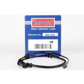 Contact d'avertissement, usure des plaquettes de frein BORG & BECK BWL3024