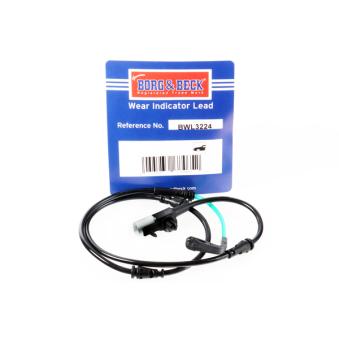 Contact d'avertissement, usure des plaquettes de frein BORG & BECK BWL3224