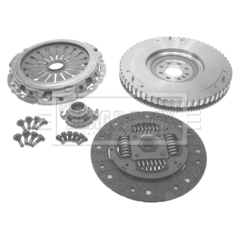 Kit d'embrayage + Volant moteur BORG & BECK HKF1002 - Visuel 1