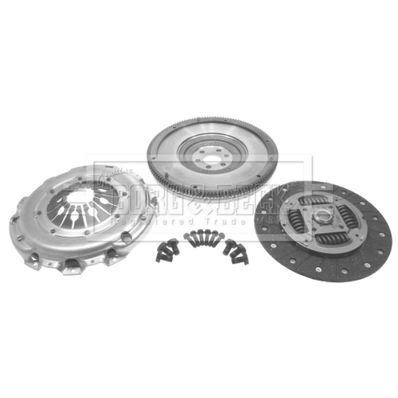 Kit d'embrayage + Volant moteur BORG & BECK HKF1049 - Visuel 1