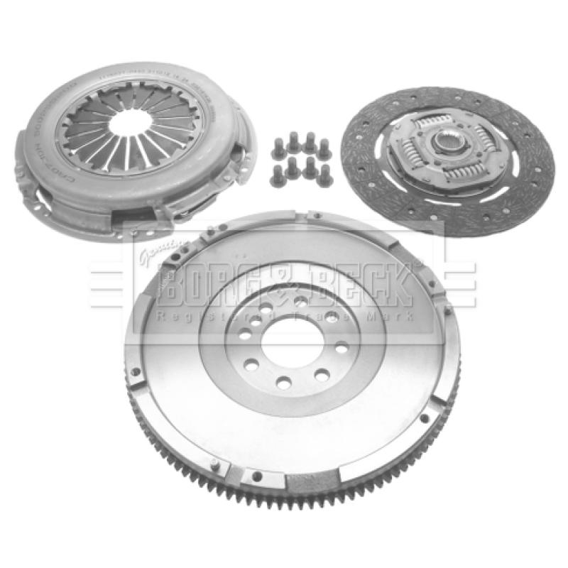 Kit d'embrayage + Volant moteur BORG & BECK HKF1051 - Visuel 1