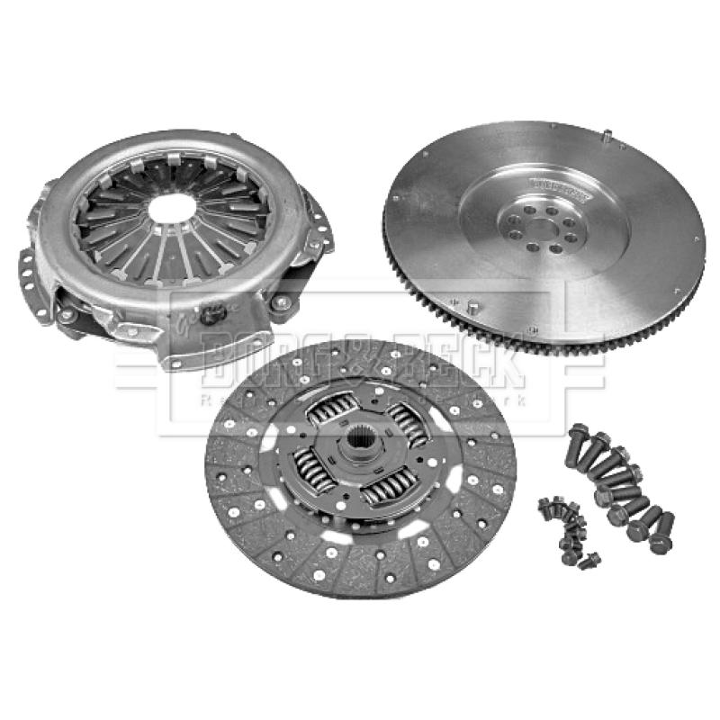 Kit d'embrayage + Volant moteur BORG & BECK HKF1054 - Visuel 1