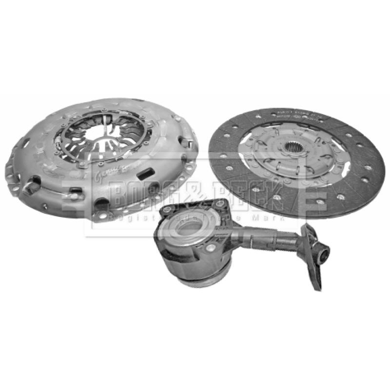 Kit d'embrayage BORG & BECK HKT1236 - Visuel 1