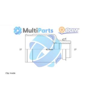 Embout de cardan avant (kit de réparation) ODM-MULTIPARTS 14-146072