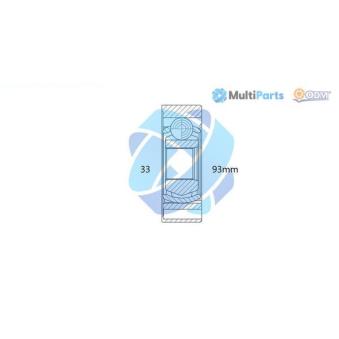 Embout de cardan avant (kit de réparation) ODM-MULTIPARTS OEM 871498103