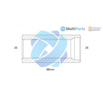 Arbre d'entraînement, différentiel ODM-MULTIPARTS 16-160010