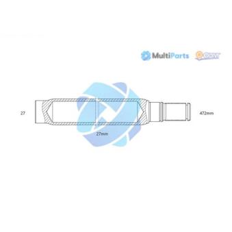 Arbre d'entraînement, différentiel ODM-MULTIPARTS OEM 13348394