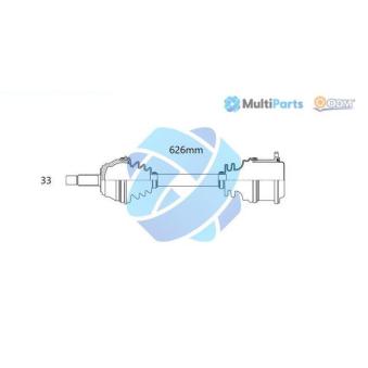 Arbre de transmission ODM-MULTIPARTS 18-003160