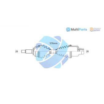 Arbre de transmission ODM-MULTIPARTS [18-016240]