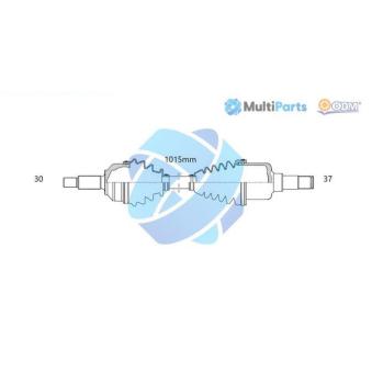 Arbre de transmission ODM-MULTIPARTS [18-142230]