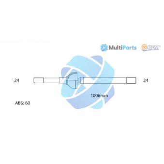 Arbre de transmission ODM-MULTIPARTS 18-272471