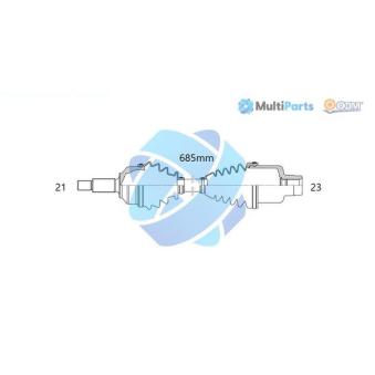 Arbre de transmission ODM-MULTIPARTS [18-292150]