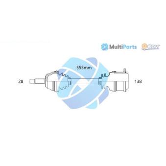 Arbre de transmission ODM-MULTIPARTS OEM 4410265J00