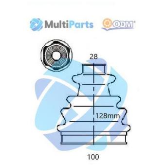 Soufflets de cardan avant ODM-MULTIPARTS OEM 30759410 Soufflets de cardan avant ODM-MULTIPARTS OEM 30759410
