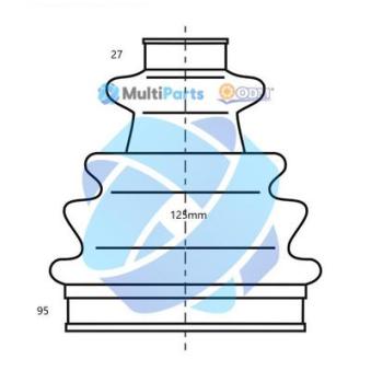 Joint-soufflet, arbre de commande ODM-MULTIPARTS 21-993109