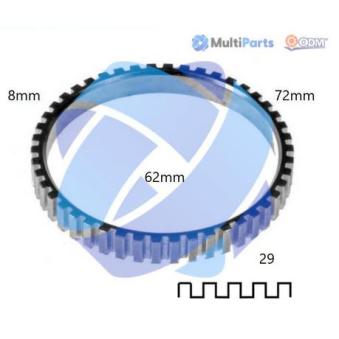 Anneau de palpeur, ABS ODM-MULTIPARTS 26-080025