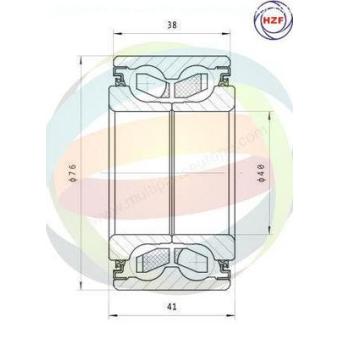 Roulement de roue avant ODM-MULTIPARTS 70-040001