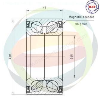 Roulement de roue avant ODM-MULTIPARTS OEM 44300SJKJ01
