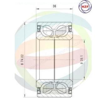Roulement de roue avant ODM-MULTIPARTS OEM 517202D100