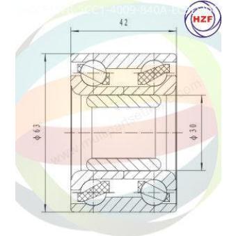 Roulement de roue arrière ODM-MULTIPARTS [70-090032]
