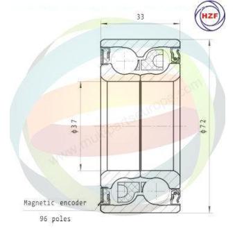 Roulement de roue avant ODM-MULTIPARTS OEM 335092