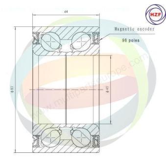 Roulement de roue avant ODM-MULTIPARTS OEM 1623942280