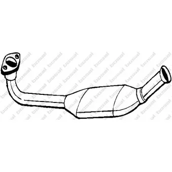 Catalyseur BOSAL 099-151 pour CITROEN ZX 1.4 i - 75cv